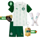 Conjunto Infantil Palmeiras Away 2025/26 +5 PRESENTES HOJE! 🎁