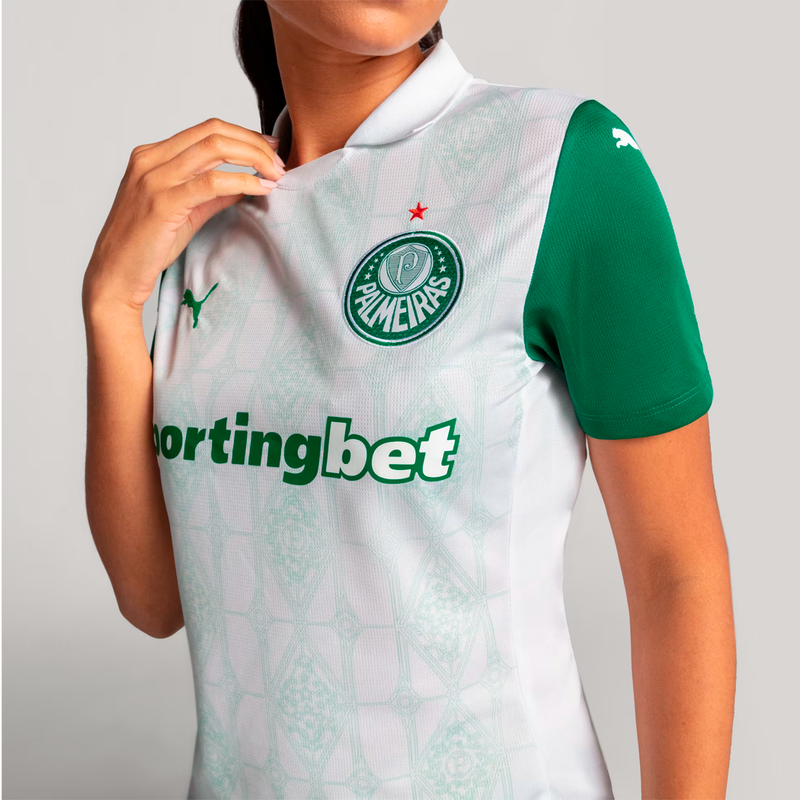 Camisa Feminina Palmeiras Away 2025/26 +5 PRESENTES HOJE! 🎁