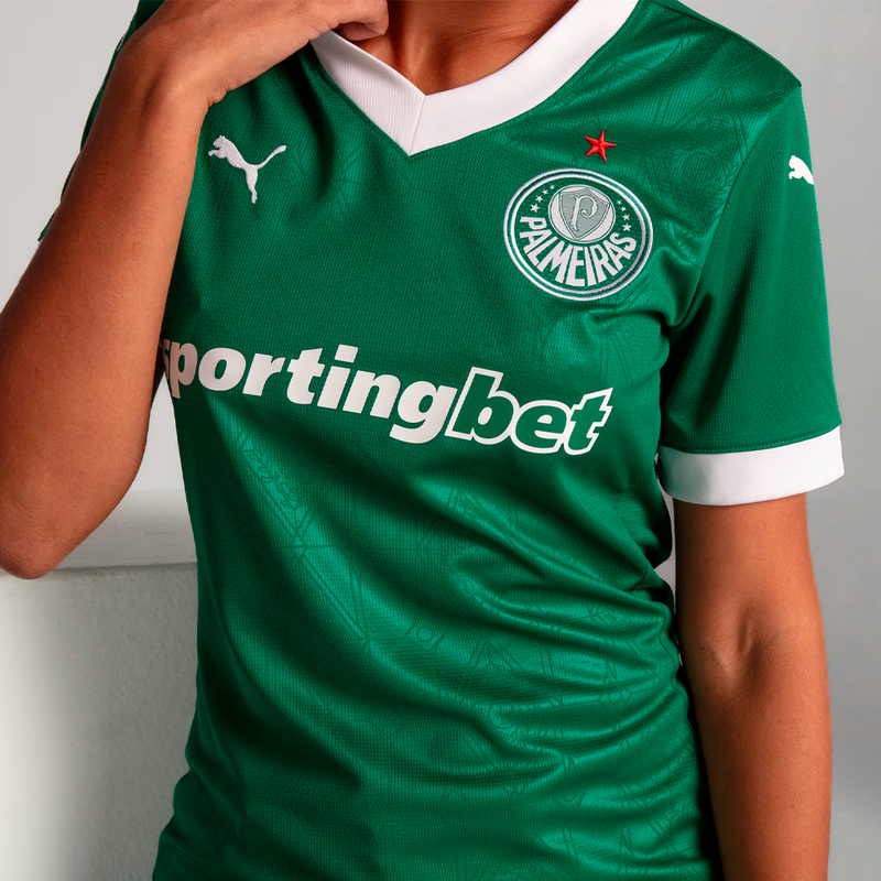 Camisa Feminina Palmeiras Home 2025/26 +5 PRESENTES HOJE! 🎁
