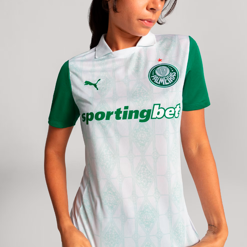 Camisa Feminina Palmeiras Away 2025/26 +5 PRESENTES HOJE! 🎁